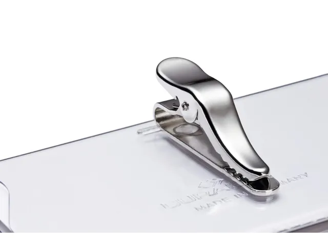 Badge Durable 8110 met krokodillenklem 40x75mm