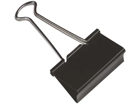 Papierklem Zwart 19mm Doos 10 Stuks