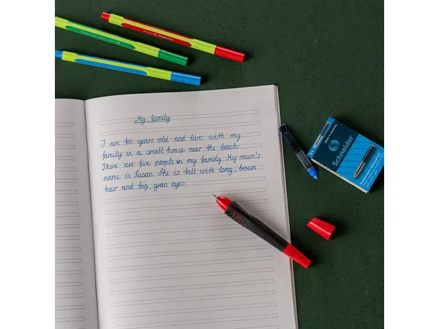 Rollerball Schneider Breeze zwart/rood