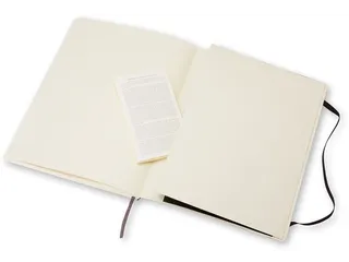 Notitieboek Moleskine XL 190x250mm blanco soft cover zwart - 9