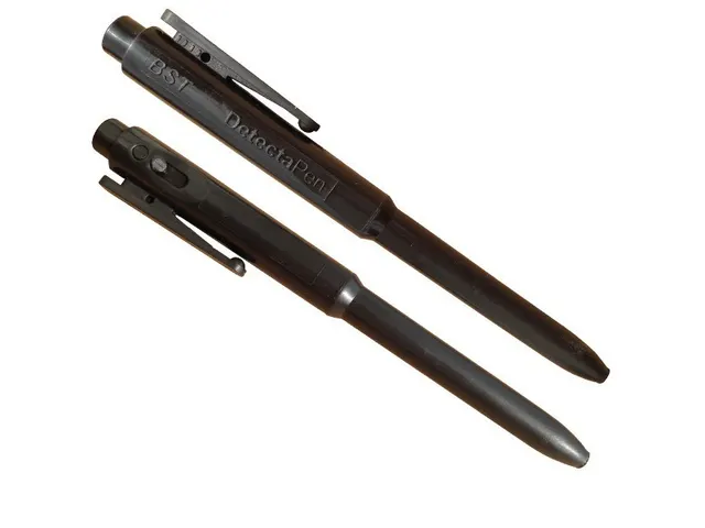 Stylo détectable rétractable BST J800 Noir encre noir 25 pièces