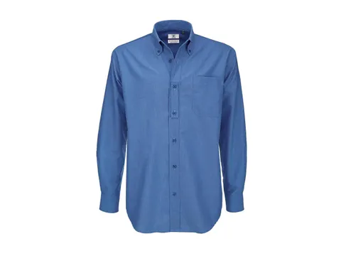 Chemise B&C Oxford, bleu marine, taille 42, la piece