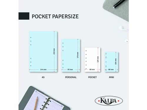Agendavulling 2027 Kalpa Pocket 7dagen/2pagina's