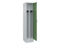 locker voor scheiding van kleding,HxBxD 1950x400x500mm,1vak