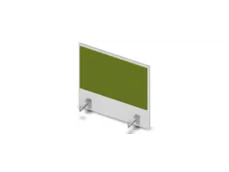 opzetpaneel v. bureau aanbouw aan de zijkant Bl-wit BN7048-groen 600mm