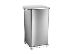 Industriële pedaalemmer 90 Liter Mat RVS