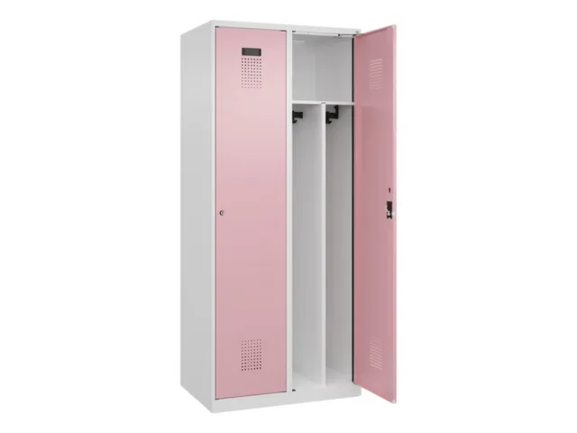 locker voor scheiding van kleding,HxBxD 1850x800x500mm,2vak