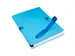 Chemise dos extensible avec rabat papier - 24x32cm - Bleu clair