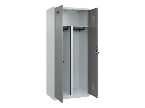 PBM-locker,HxBxD 1850x800x500mm,2vak,vak B 400mm,draaigrendel
