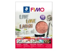 Bladmetaal Fimo 14x14cm 10vel koper