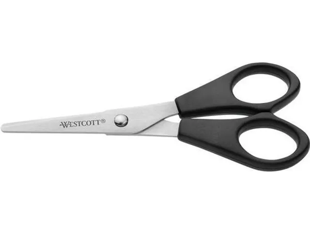 Schaar Westcott Buro RVS 13cm kunststof grip in zak