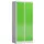 lockerkast,HxBxD 1800x800x500mm,2x5vakken,cil.-slot,romp RAL7035