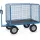 Handtrekwagen Trekoog 6445lz 1000kg 1600x900mm Draadgaas Luchtbanden