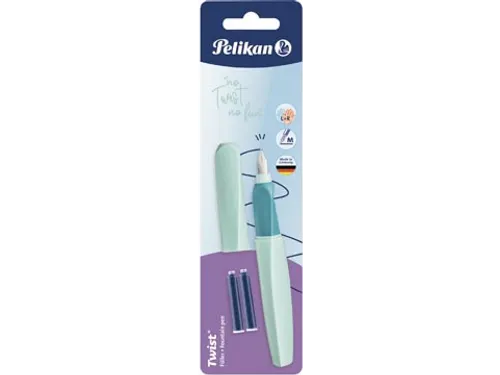 Twist vulpen, op blister, groen (Neo Mint)