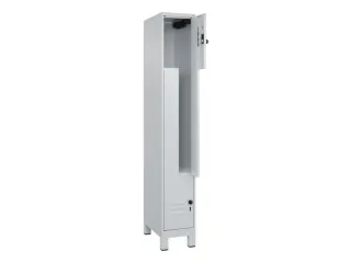 Z-garderobekast,HxBxD 1950x300x500mm,vak B 150/300mm,draaigrendel - 2