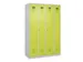 locker voor scheiding van kleding,HxBxD 1850x1200x500mm,4vak