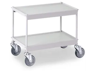 Universele Wagen 150kg Lxb 660x335mm 2 Etages Zilvergrijs - 1