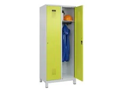 locker,HxBxD 1950x800x500mm,2vak,vak B 400mm,cil.-slot,voeten