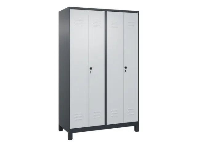 locker voor scheiding van kleding,HxBxD 1950x1200x500mm,4vak