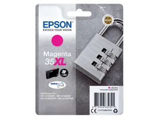 Inktcartridge Epson 35XL T3593 rood HC C13T35934010 - 2