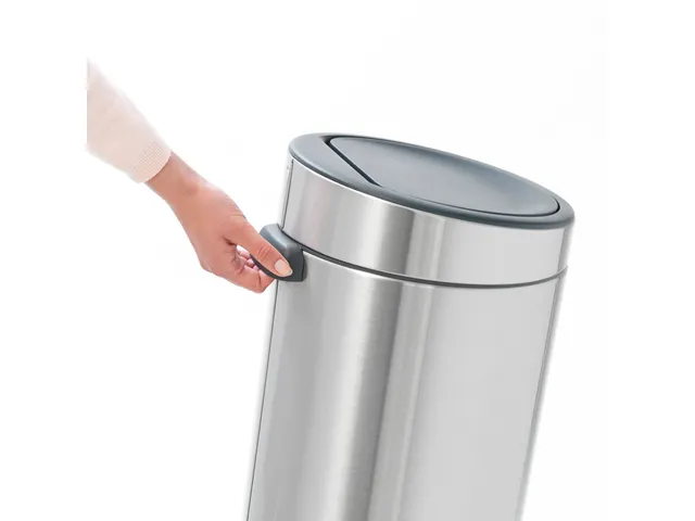 Afvalbak Touch Bin New 30 Liter Brabantia Mat Rvs Ffp
