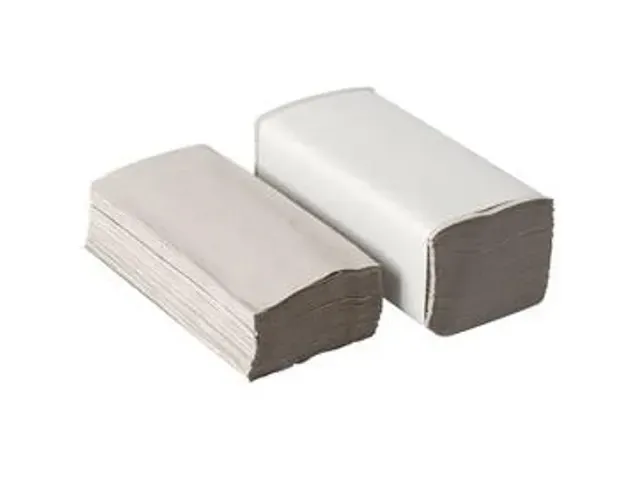 OUTLET Papieren handdoekjes 208325 1-laags Z-vouw Recycled Naturel 25x