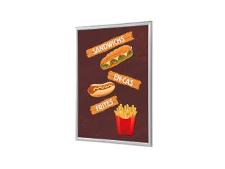 Kliklijst A1 complete set met print "Sandwichs En-cas Frites" - 1