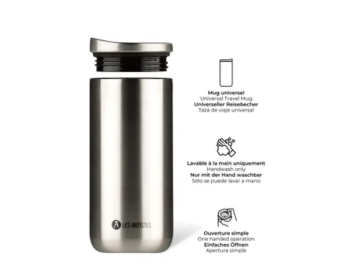 Thermosbeker Les Artistes Paris reisbeker 500ml Stainless steel