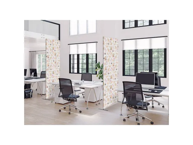 Cloison de séparation Déco Textile 85x200cm Foya Flowers