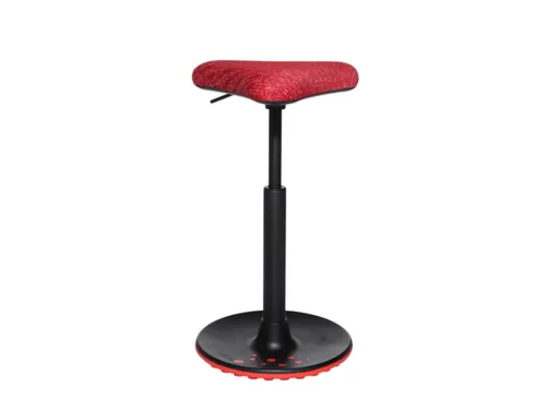 Zit-/stahulp Beweeglijk Zitmechanisme Triangelzitting Rood Stof