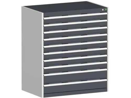 ladekast,HxBxD 1200x1050x750mm,10lade(n),lade voor normale belastingen