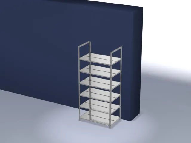 dossierstelling,grondveld,HxBxD 2200x1000x600mm,vaklast 90kg