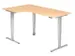 Av. régl. él. hauteur bureau assis/debout,HxlxP 630-1270x2000x1200mm