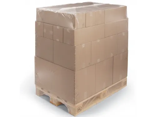 Pallet Krimphoes 100µm 250mmx1700mm Zijvouw 425mm Rol