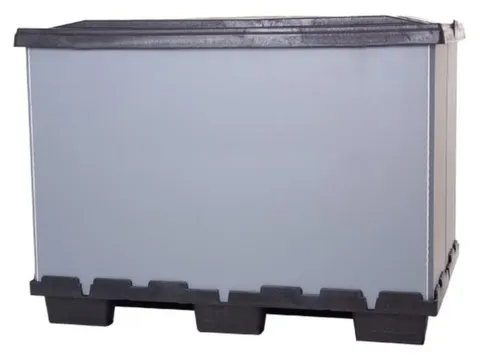 Pallet-Vouwkrat Hxlxb 800X1200X915Mm Kunststof 9Poten