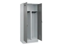 PBM-locker,HxBxD 1950x800x500mm,2vak,vak B 400mm,draaigrendel