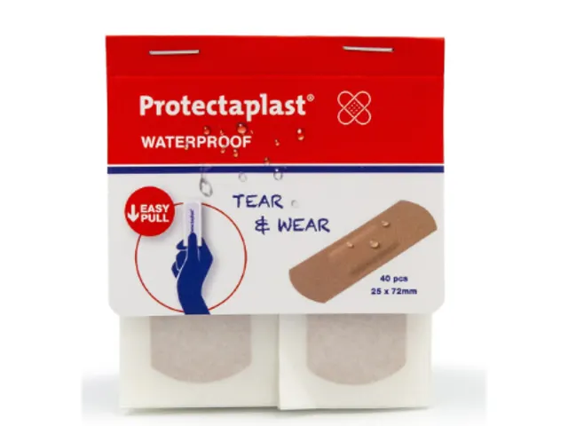 Tear & Wear Waterproof Easy-Pull 25x72mm 5 x 40 stuks