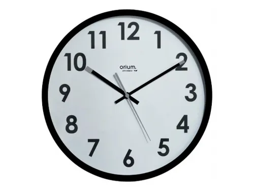 Wandklok CEP Orium Naturalis 31cm geruisloos uurwerk zwart