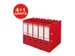 Ordner Esselte Vivida No.1 multipack 75mm A4 5 stuks rood