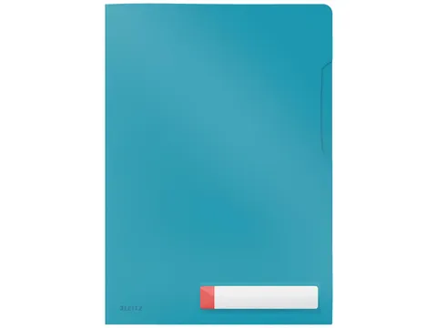 Cosy L-map, ft A4, PP 0.20mm ondoorzichtig blauw