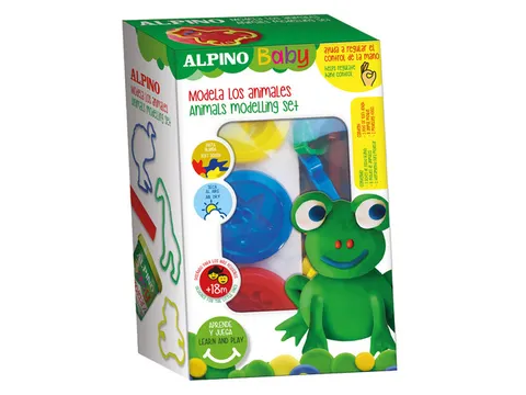 Baby boetseerklei set met 3 potjes
