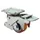 hefroller,draagverm. 400kg,PU zwart,ØxB 80x40mm,kogellager,centr. rem