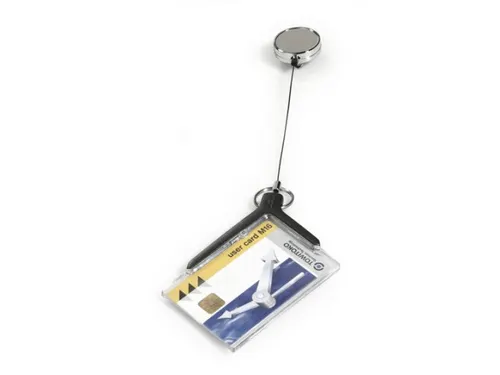 Veiligheidspashouder Durable 8307 Met Afrolmechanisme Antraciet