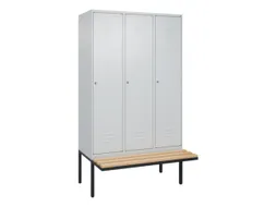locker voor scheiding van kleding,HxBxD 2120x1200x815mm,3vak