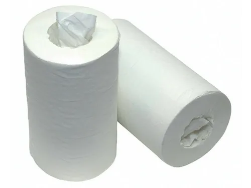 Poetsrol Budget Mini 1-laags 21,5xØ14cmx120m 11 rollen Wit