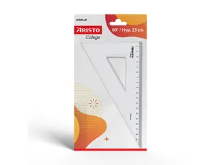 Driehoek Aristo 20cm 30/60 Graden Transparant - 2