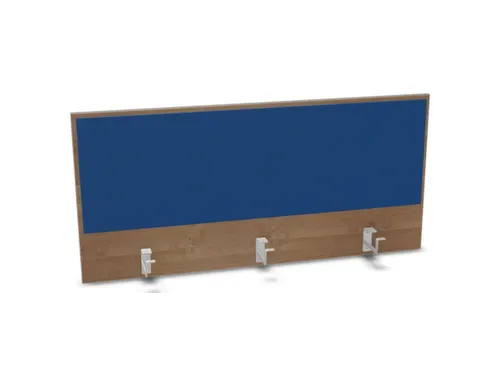 opzetpaneel,v. bureau,aanbouw achter,B 1200mm,NT-cherry,BN6016-blauw