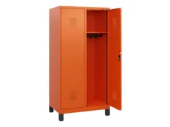 schoollocker,HxBxD 1630x800x500mm,2vak,vak B 400mm,cil.-slot,voeten