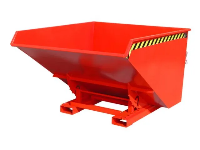 Kiepbak voor spaanders,HxLxB 1095x1720x1570mm,1,7m³,draagverm. 1500kg
