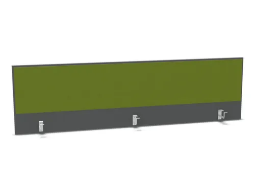 opzetpaneel bureau aanbouw achter MS-donkergrijs BN7048-groen 2000mm